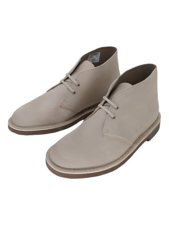 Clarks Shepton Chukka Boot Taupe Distressed Leather US 10W EU 43 main image 5